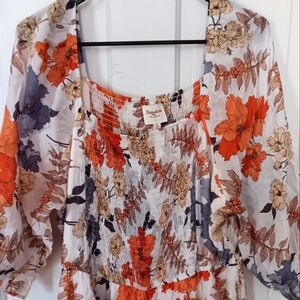 Fall dress (smocked)